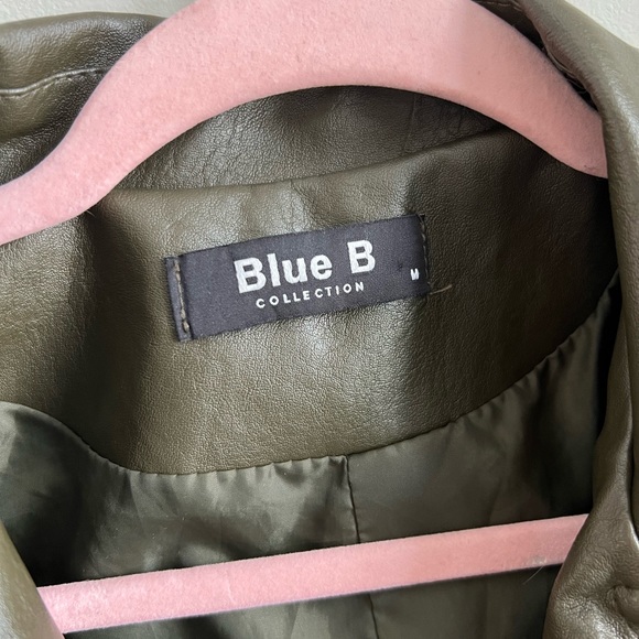 Women’s Olive MOTO jacket - Picture 3 of 4